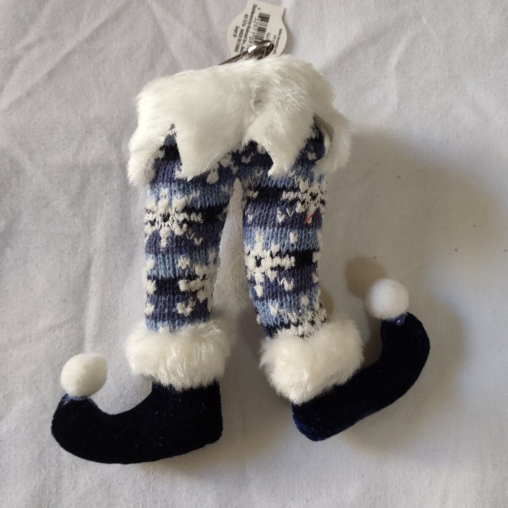 Elf Legs Ornament Collectable Christmas Holiday Festive Decorative Novelty Gift